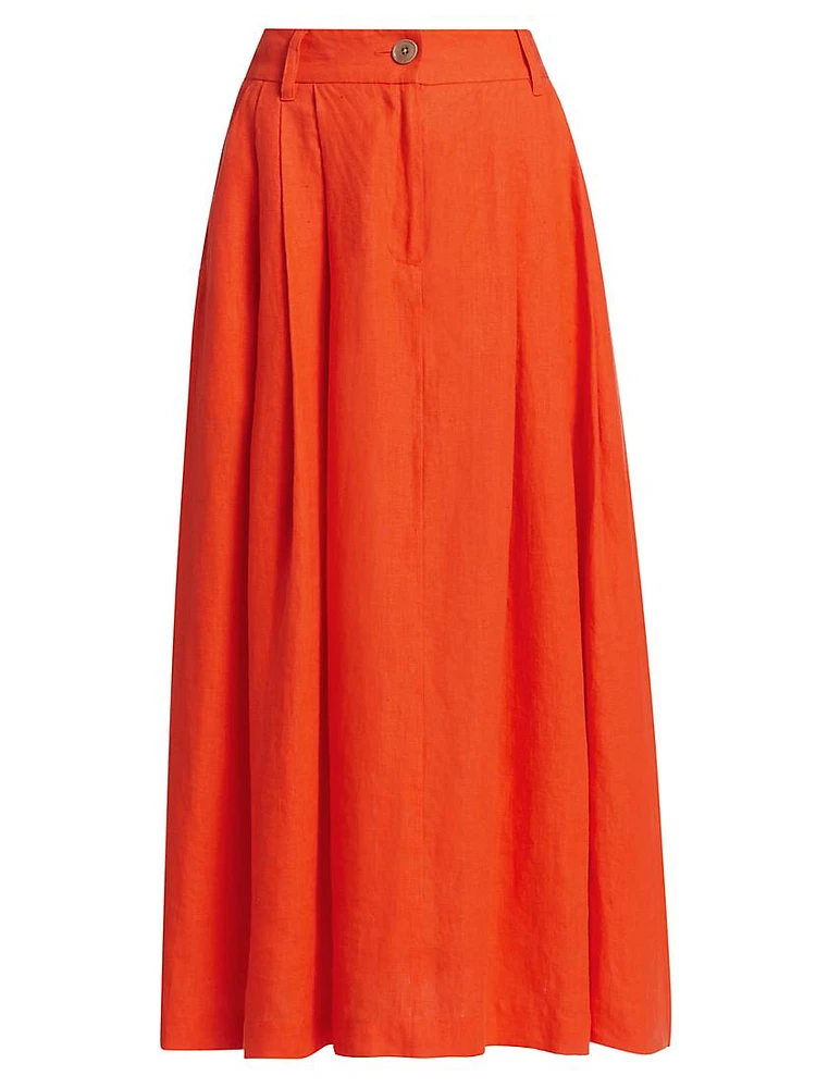 Tulay Hemp Midi-Skirt