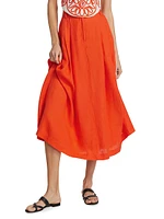 Tulay Hemp Midi-Skirt