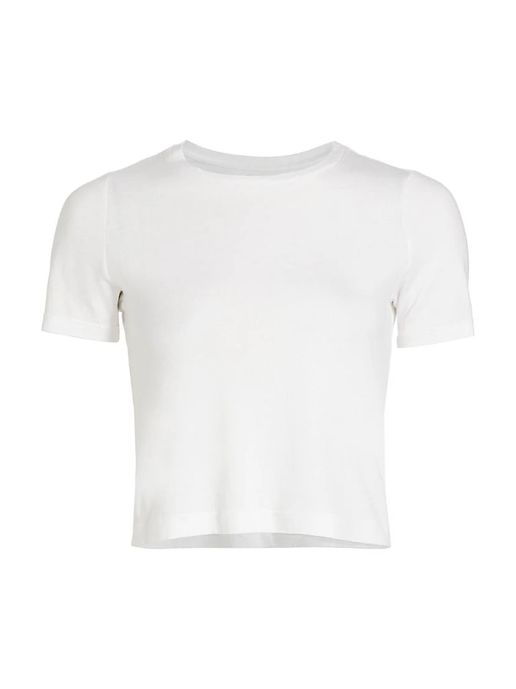 Donna Cotton Crop T-Shirt