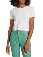 Donna Cotton Crop T-Shirt