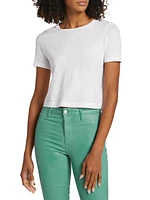 Donna Cotton Crop T-Shirt