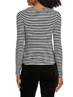 Tess Striped Crewneck Top