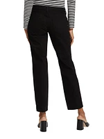 Nevia Low-Rise Straight-Leg Jeans