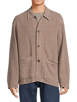 Haven Linen-Blend Shirt Jacket