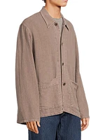 Haven Linen-Blend Shirt Jacket