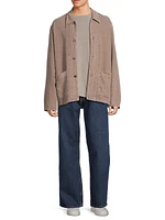 Haven Linen-Blend Shirt Jacket