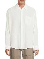 Coco Cotton Button-Front Shirt