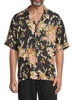 Elder Floral Cotton Camp Shirt