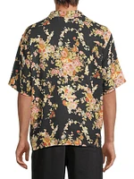 Elder Floral Cotton Camp Shirt