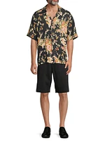 Elder Floral Cotton Camp Shirt