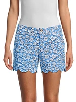 Buttercup Floral Mid-Rise Shorts