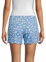 Buttercup Floral Mid-Rise Shorts