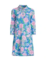 Silvia Floral Pique Knit Minidress