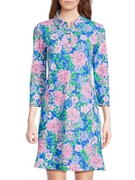 Silvia Floral Pique Knit Minidress