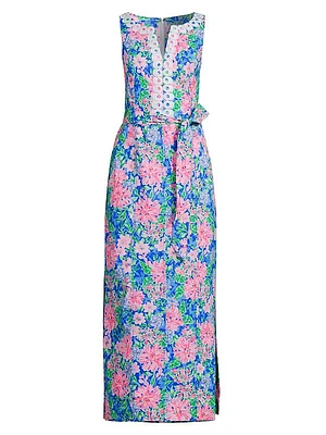 Gulianna Floral Cotton Maxi Dress