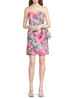 Stela Floral Stretch Cotton Minidress