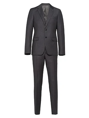 Single-Breasted Wool Suit