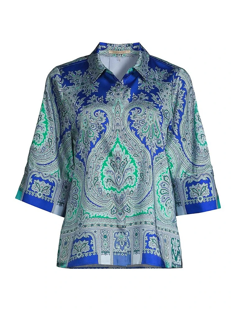 Lyla Fontana Short-Sleeve Blouse