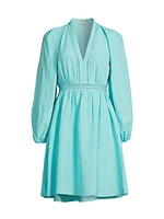 Barb Open-Seam Cover-Up Dress