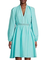 Barb Open-Seam Cover-Up Dress