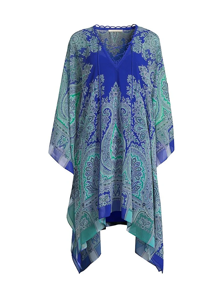 Stephanie Printed Chiffon Caftan