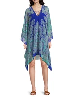 Stephanie Printed Chiffon Caftan