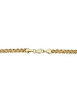 14K Yellow Gold Roman Double Rope Necklace