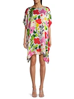 Luna Satin Floral Minidress