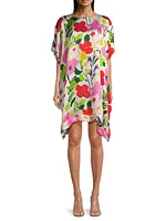 Luna Satin Floral Minidress