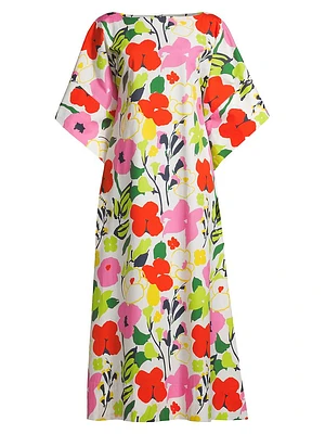 Spinnaker Cotton Floral Maxi Dress