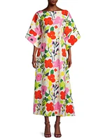 Spinnaker Cotton Floral Maxi Dress