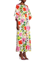 Spinnaker Cotton Floral Maxi Dress