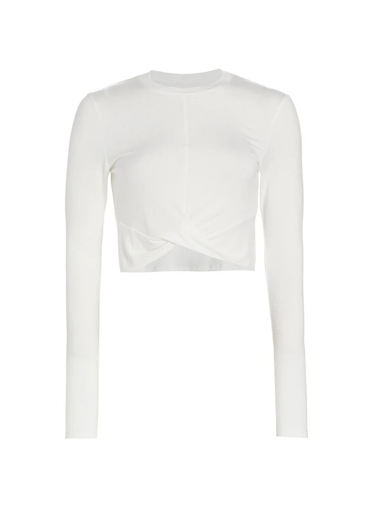 Daisy Jersey Long-Sleeve Top