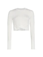 Daisy Jersey Long-Sleeve Top