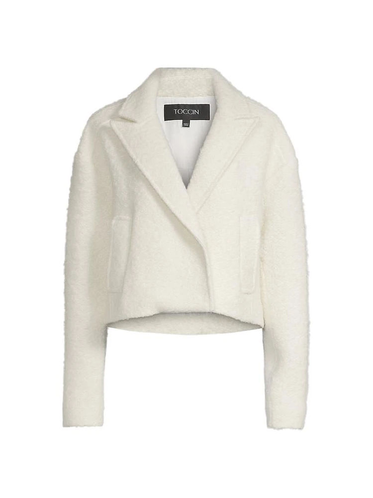 Cora Wool-Blend Boxy Jacket