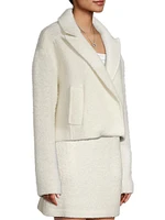 Cora Wool-Blend Boxy Jacket