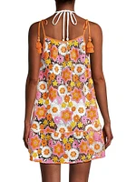 Imani Floral Cover-Up Minidress