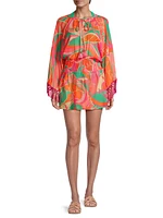 Skyler Floral Cover-Up Dress