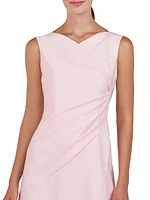 Nicolette V-Portrait Neck Gown