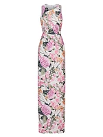 Briar Floral Lace Column Gown