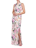 Briar Floral Lace Column Gown