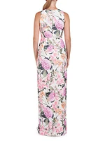 Briar Floral Lace Column Gown