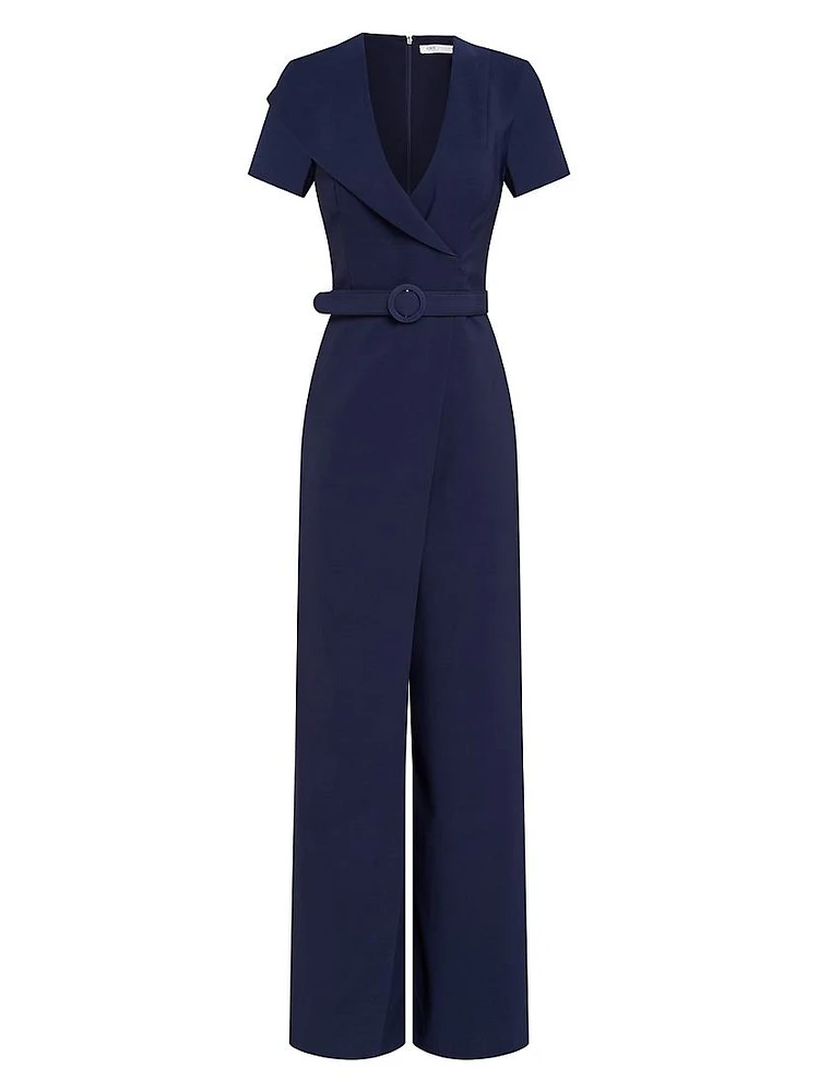 Ezra Belted Walk-Thru Jumpsuit