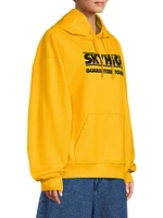 Construction Logo Cotton Hoodie