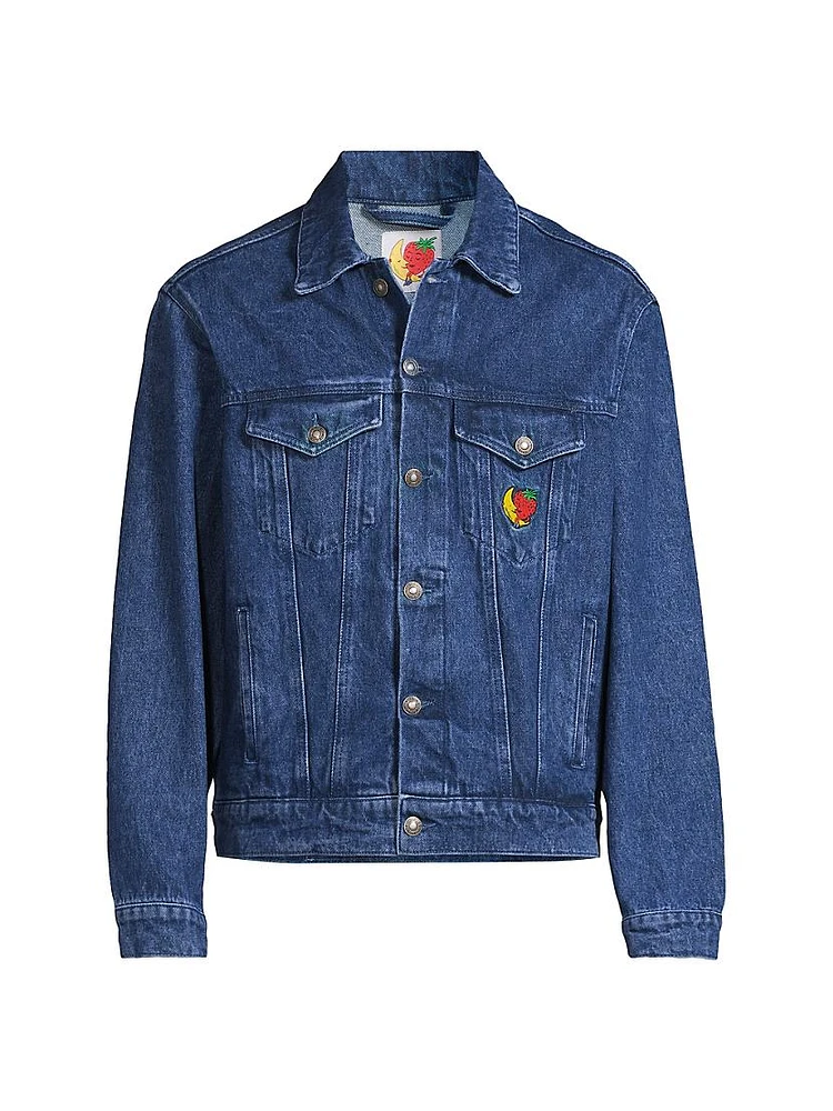 Perennial Logo Denim Trucker Jacket