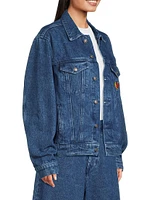 Perennial Logo Denim Trucker Jacket