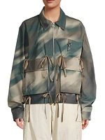 Blur Camo Modular Pocket Work Jacket