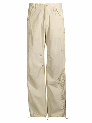 Field Of View Desert Marigold Embroidered Cargo Pants