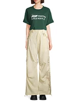 Field Of View Desert Marigold Embroidered Cargo Pants