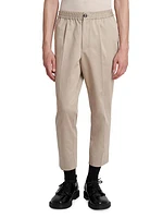 Cotton Crease-Front Pants